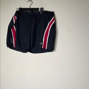 Adidas Black and Red Athletic Shorts Lightweight Design